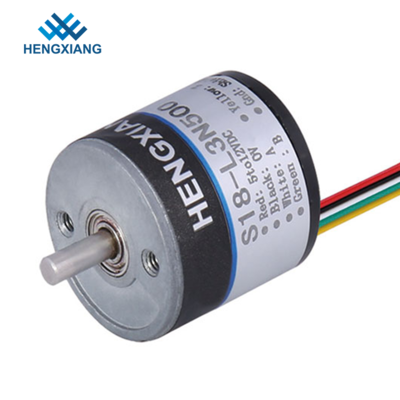 S18 Small Encoder Solid Shaft 2.5mm Robot Machine 36ppr NPN PNP Incremental Rotary
